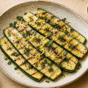 Zucchini a la plancha con limón